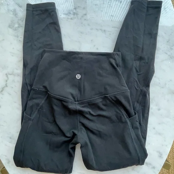 Lululemon high waist Align pant with pockets, 25”, black, size 2, EUC - Picture 3 of 10